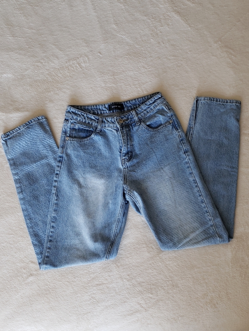 WHITE FOX Small / 27" Slit Leg Jeans
